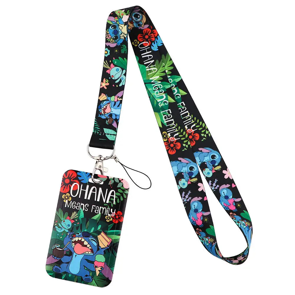Cute Lilo & Stitch Credential Holder