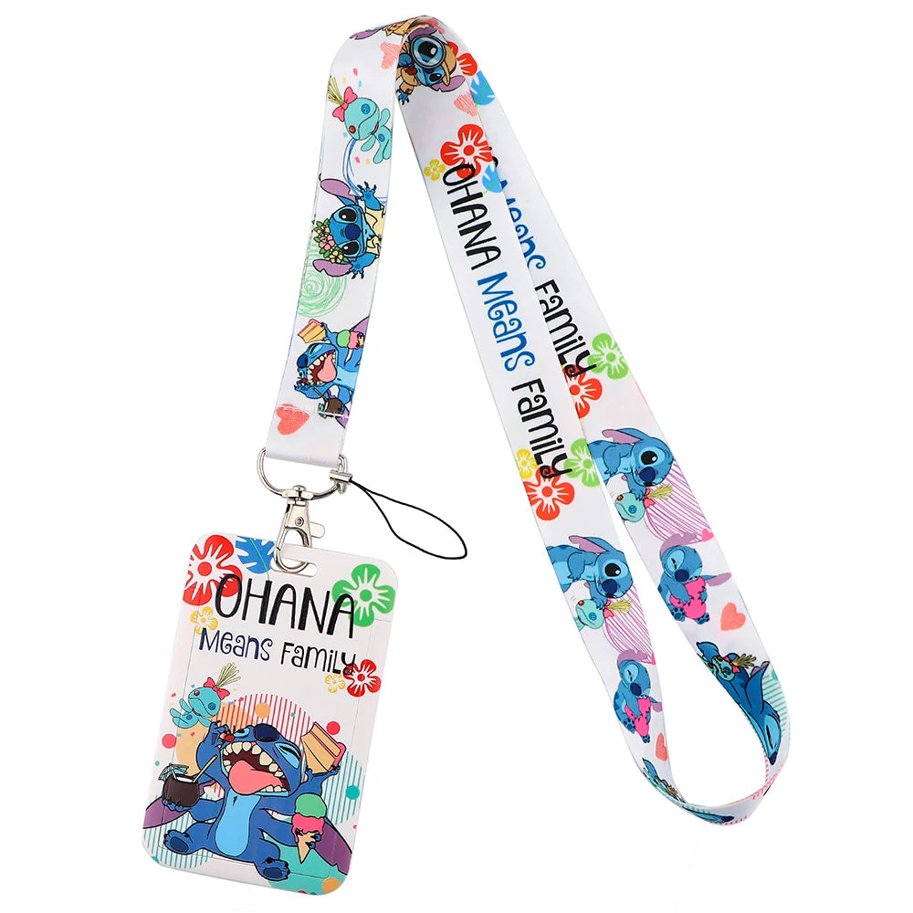 Cute Lilo & Stitch Credential Holder