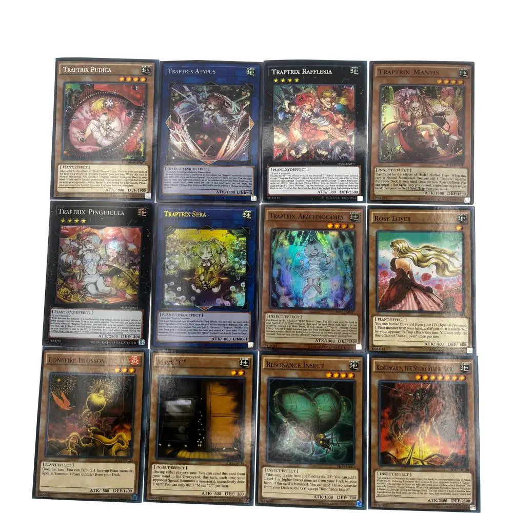 Yu-Gi-Oh! English Holographic Deck 940 BEWARE OF TRAPTRIX with Tin Box