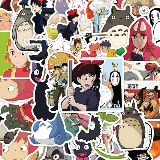 50Pcs Studio Ghibli Stickers