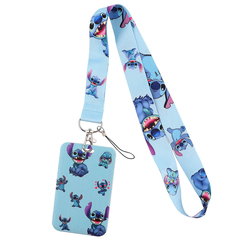 Cute Lilo & Stitch Credential Holder