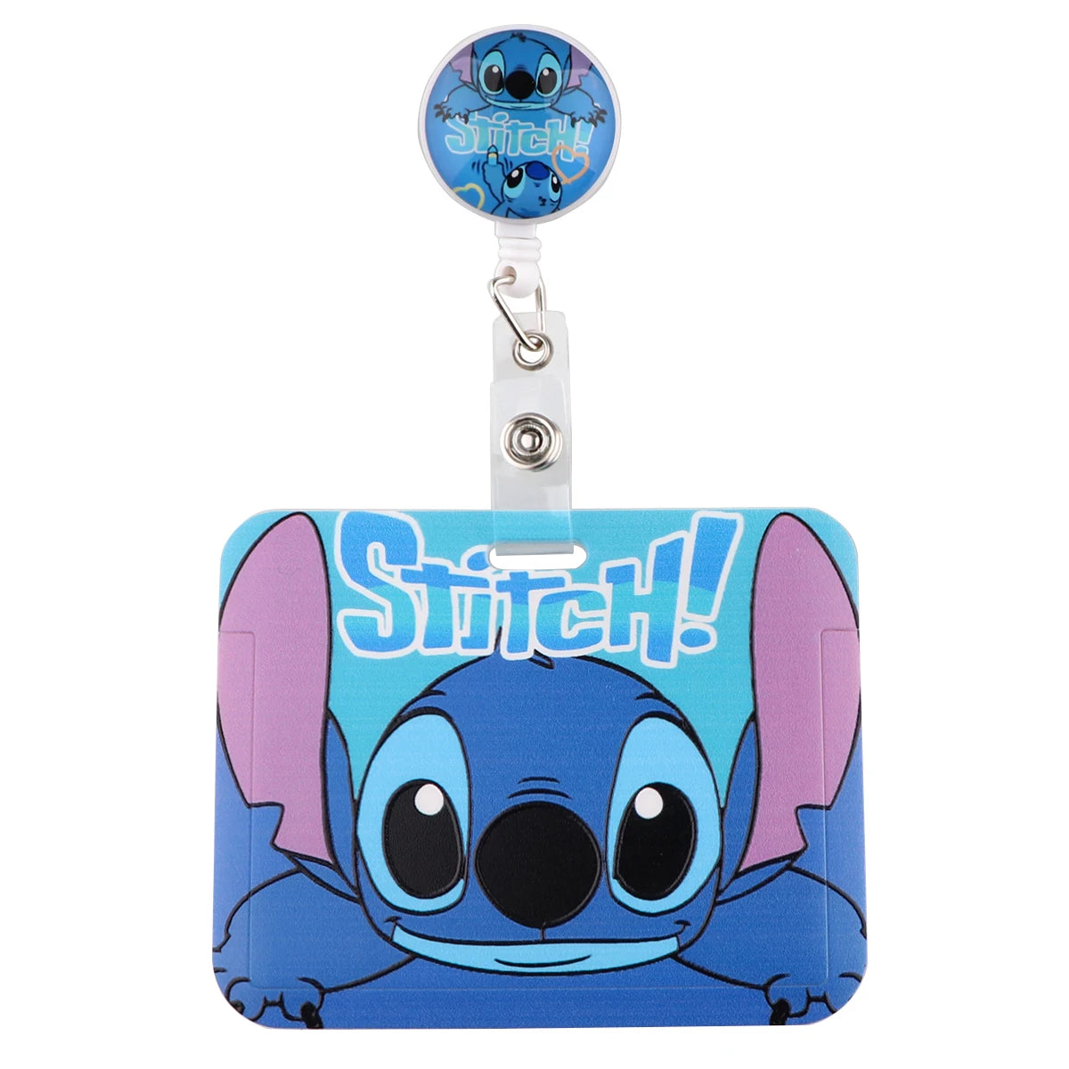 Cute Lilo & Stitch Credential Holder