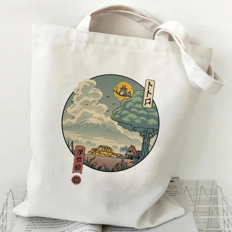 Totoro Studio Ghibli Shopping Bag