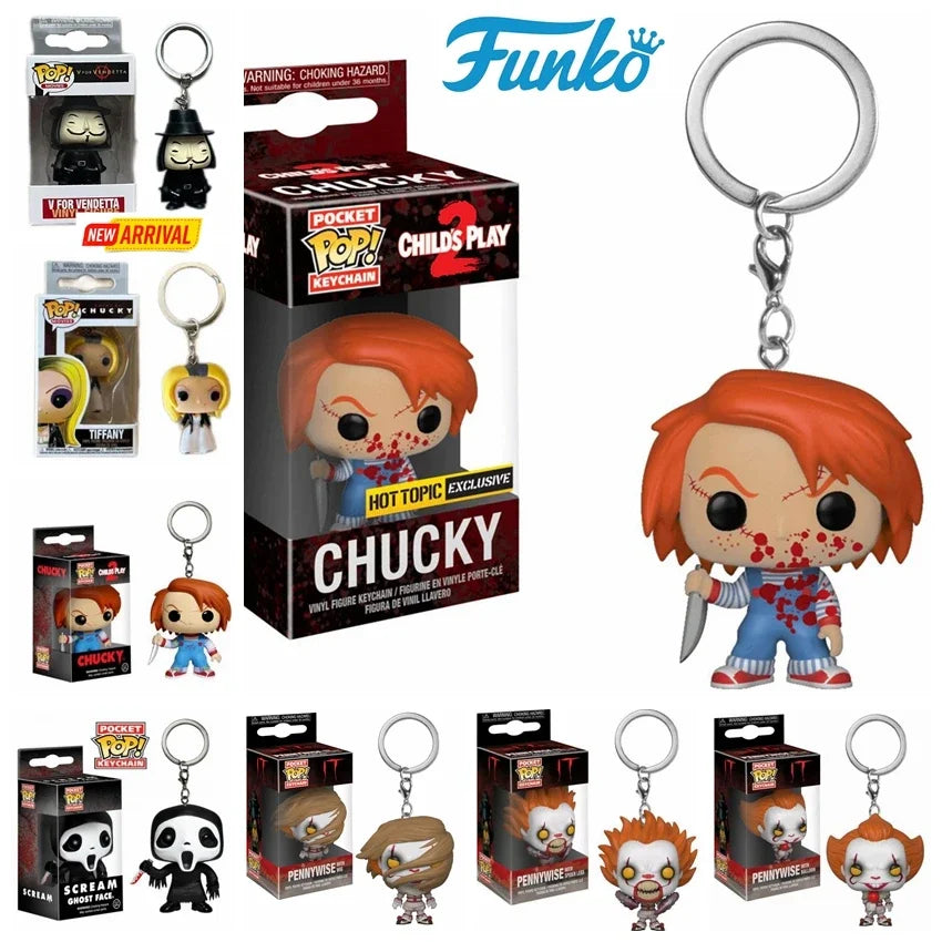 FUNKO POP Horror Movie Keychain Toys
