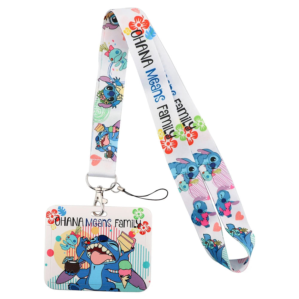 Cute Lilo & Stitch Credential Holder