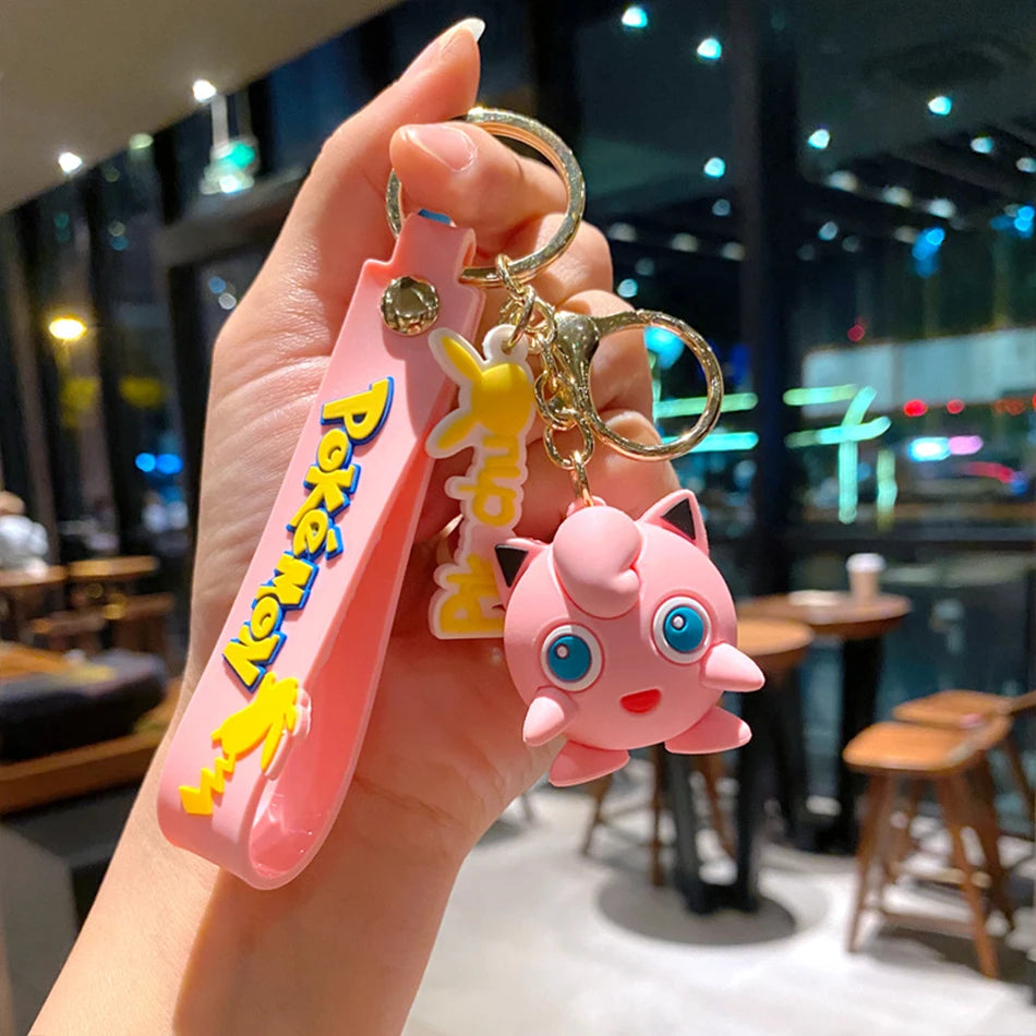 6Pcs Pokemon Keychains
