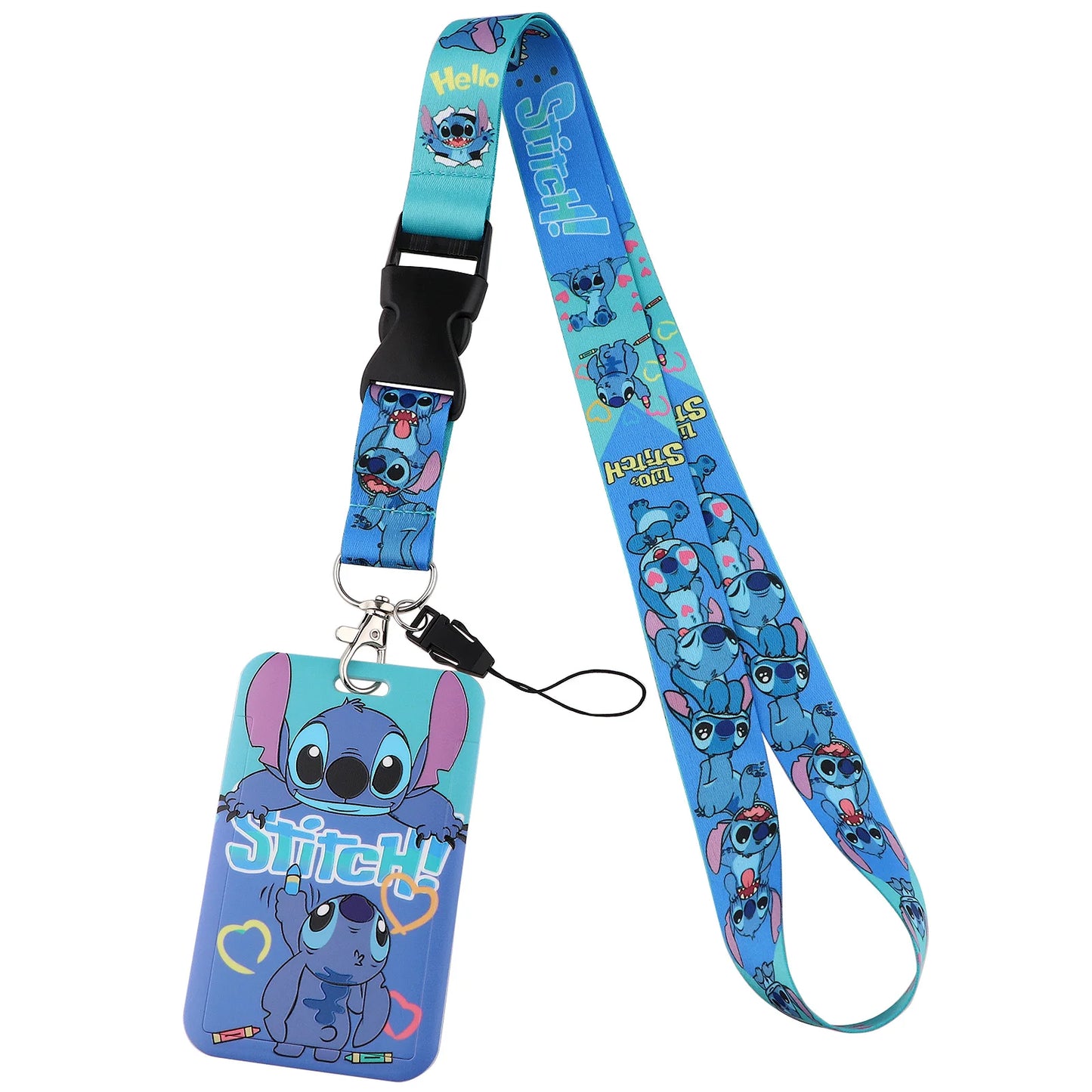 Cute Lilo & Stitch Credential Holder