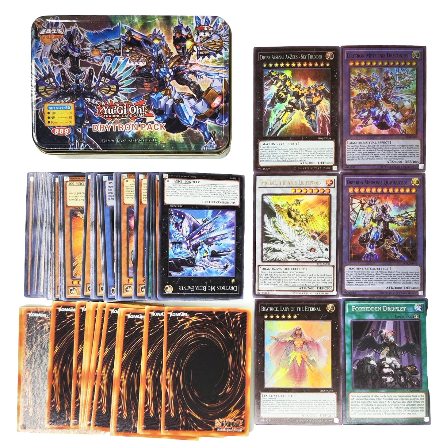 Yu-Gi-Oh! Holographic Cards LIVE TWIN PACK Deck English TCG with Tin Box