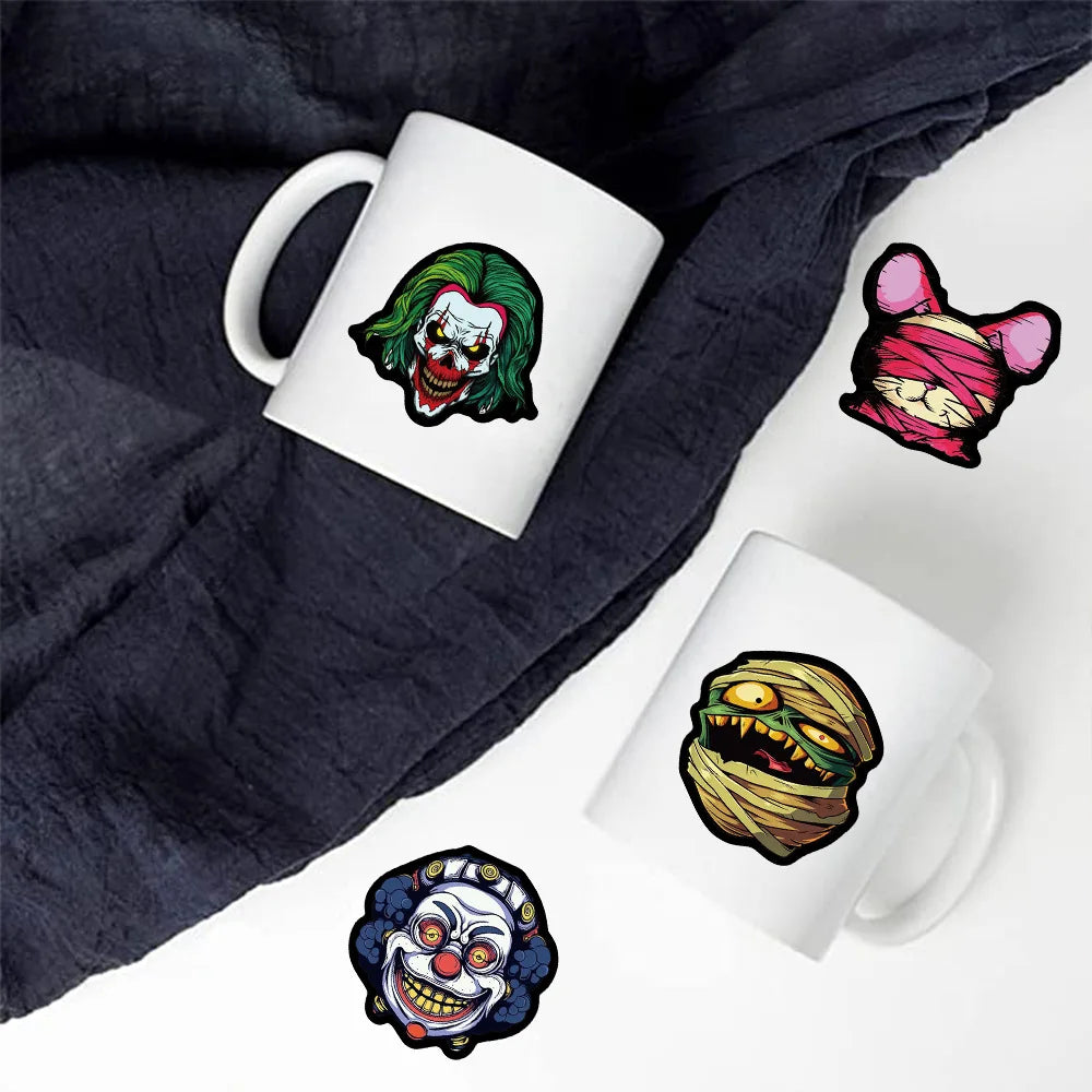 50PCS Pop Horror Grimace Stickers