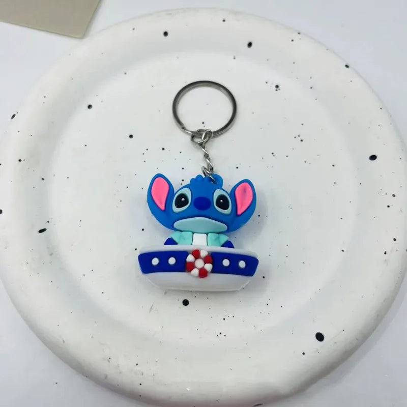 10Pcs/Lot Keychain Lilo & Stitch