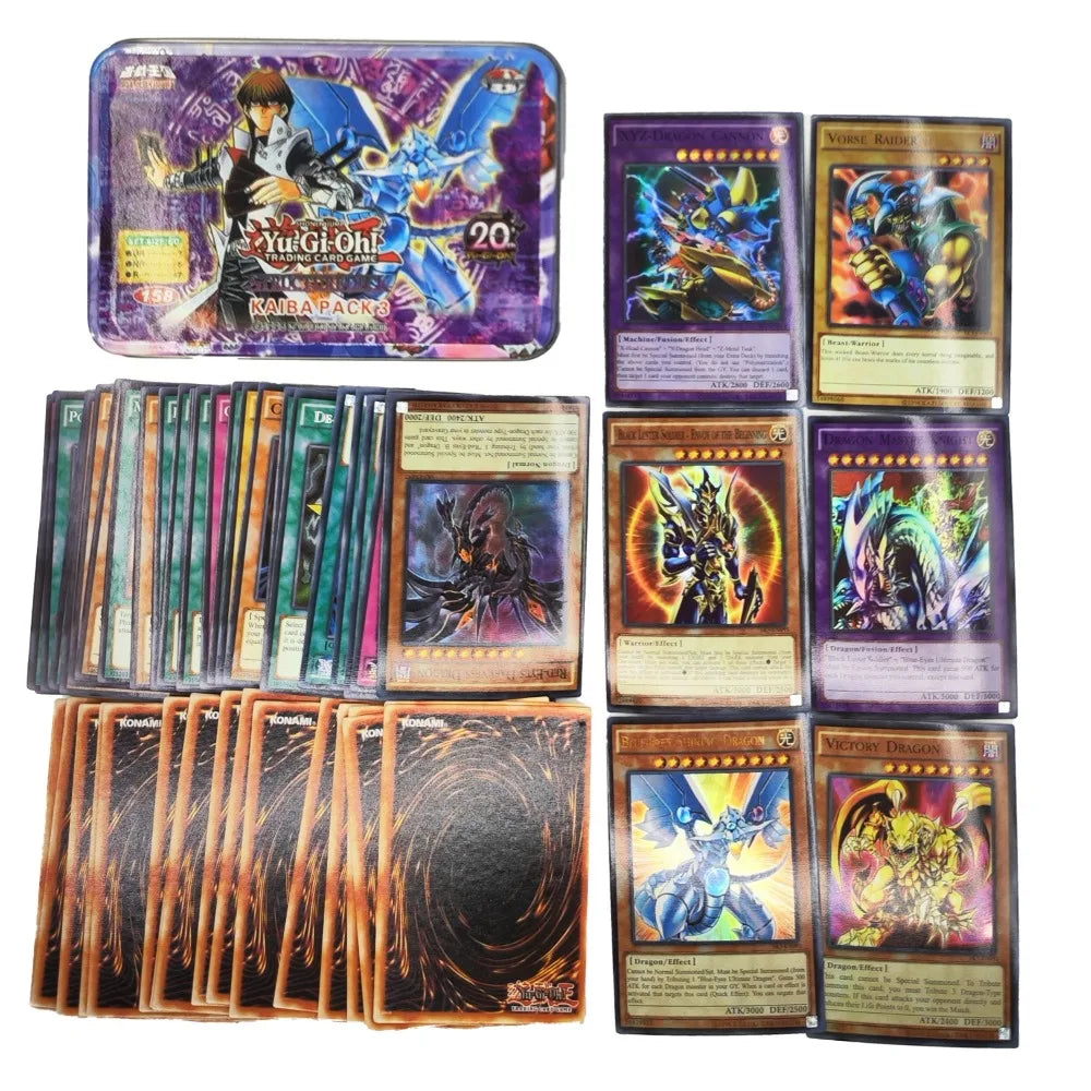 Yu-Gi-Oh! Holographic Cards LIVE TWIN PACK Deck English TCG with Tin Box