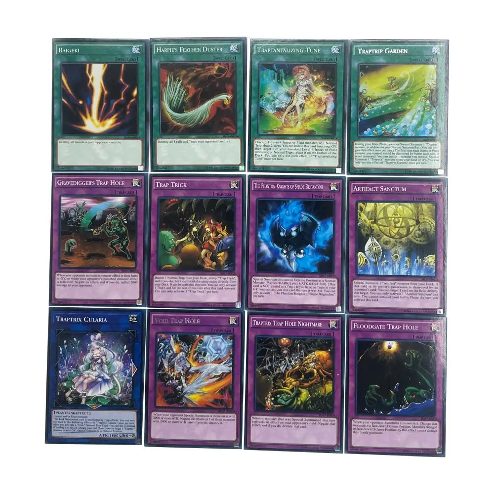 Yu-Gi-Oh! English Holographic Deck 940 BEWARE OF TRAPTRIX with Tin Box