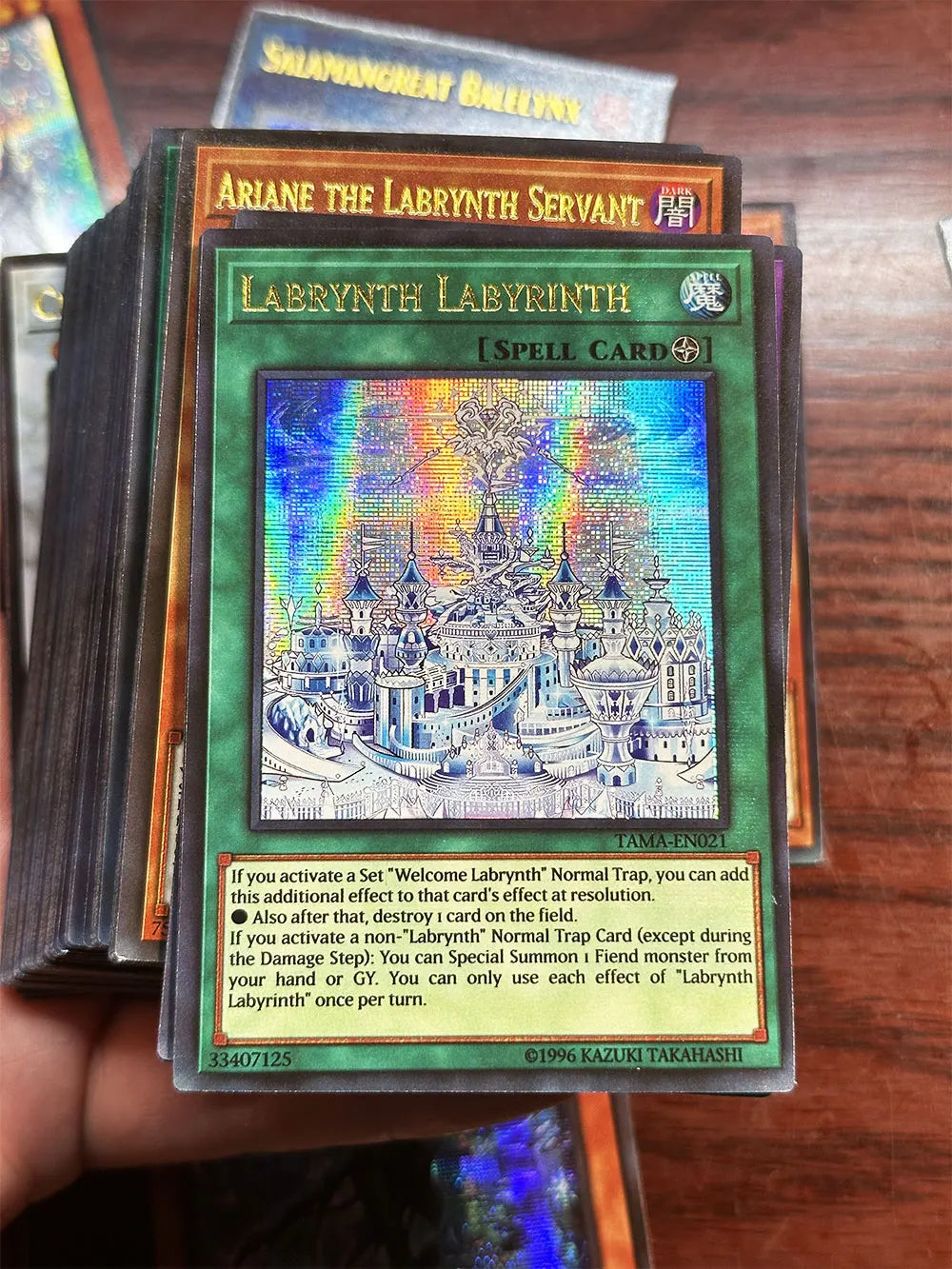72Pcs YU-GI-OH! DIY Cards with Golden Letters (English)