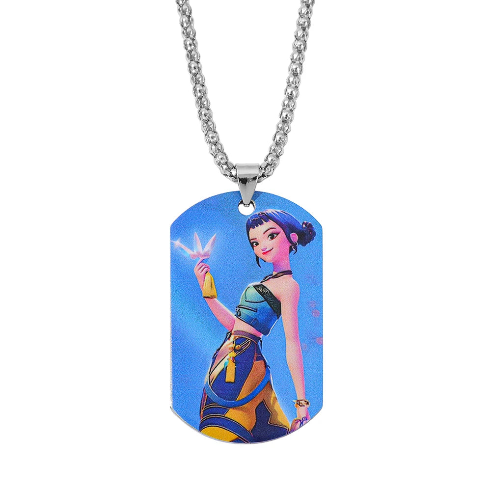 Cartoon Anime Movie K-Pop Demon Hunters Pendant