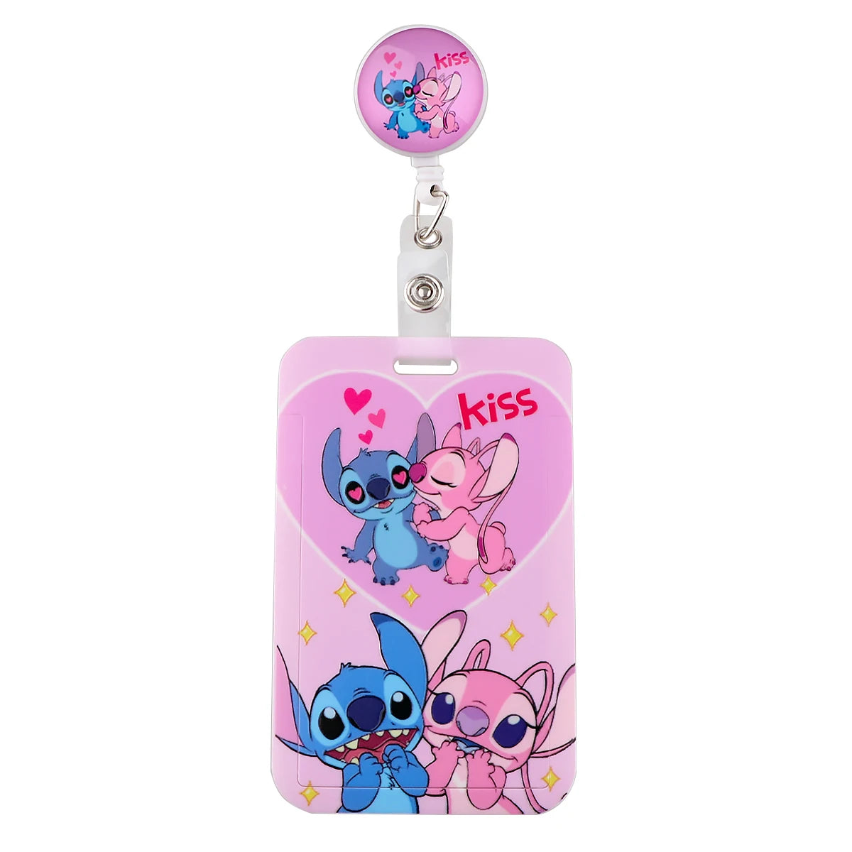 Cute Lilo & Stitch Credential Holder