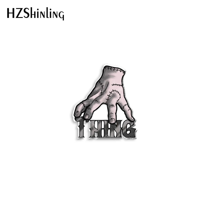 Wednesday Addams Acrylic Lapel Pins