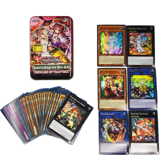 Yu-Gi-Oh! English Holographic Deck 940 BEWARE OF TRAPTRIX with Tin Box