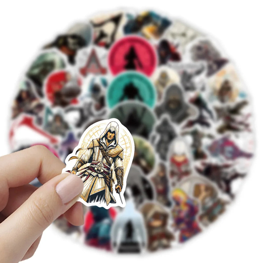 10/52PCS Assassin's Creed Stickers