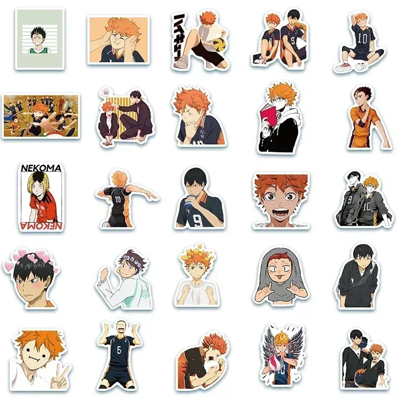 Anime Haikyuu!! Stickers