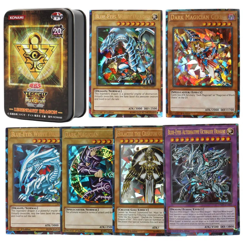 72PCS Yu-Gi-Oh! Cards with Tin Box
