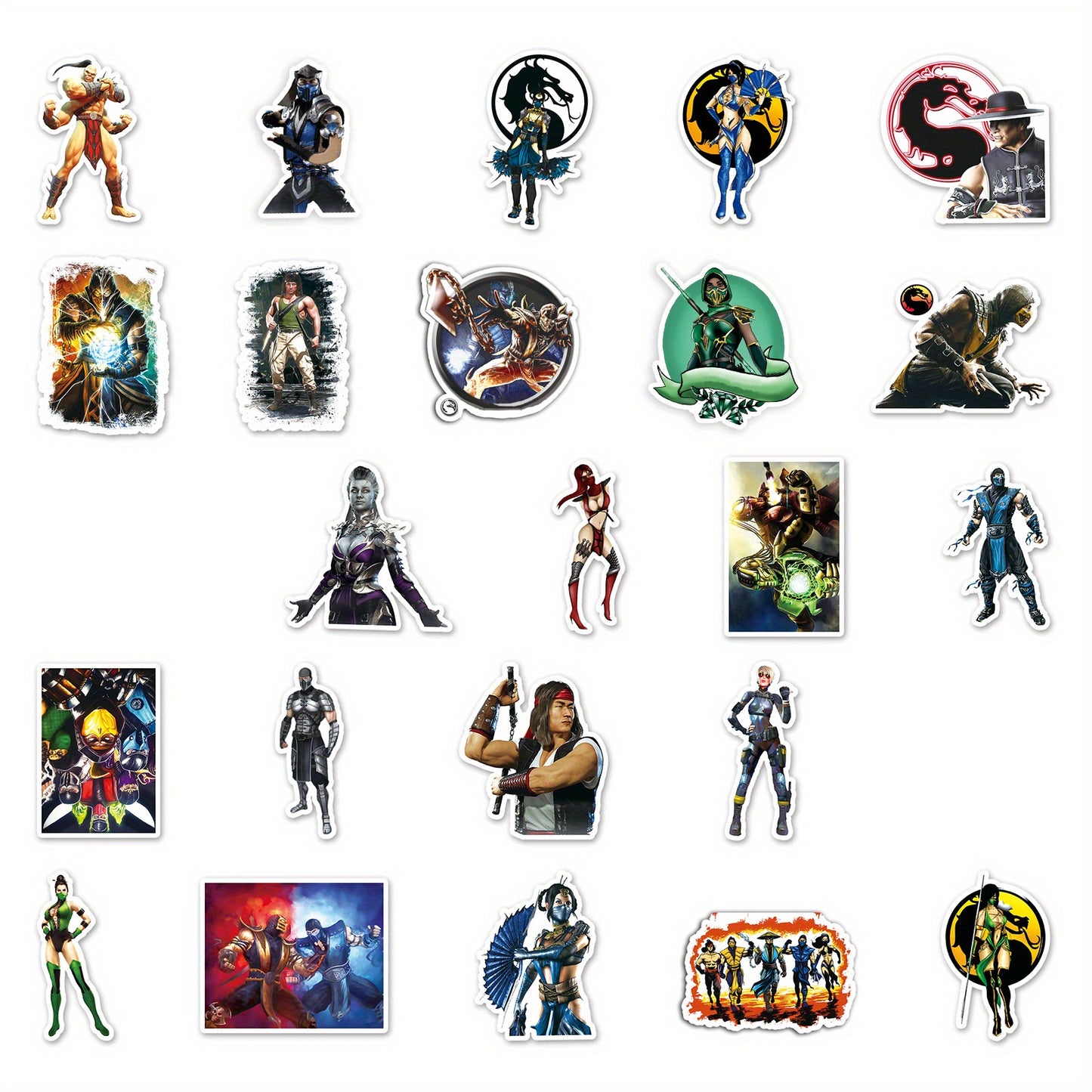 50pcs Mortal Kombat Stickers