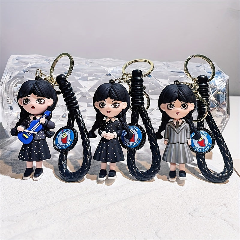 Wednesday Addams Keychain
