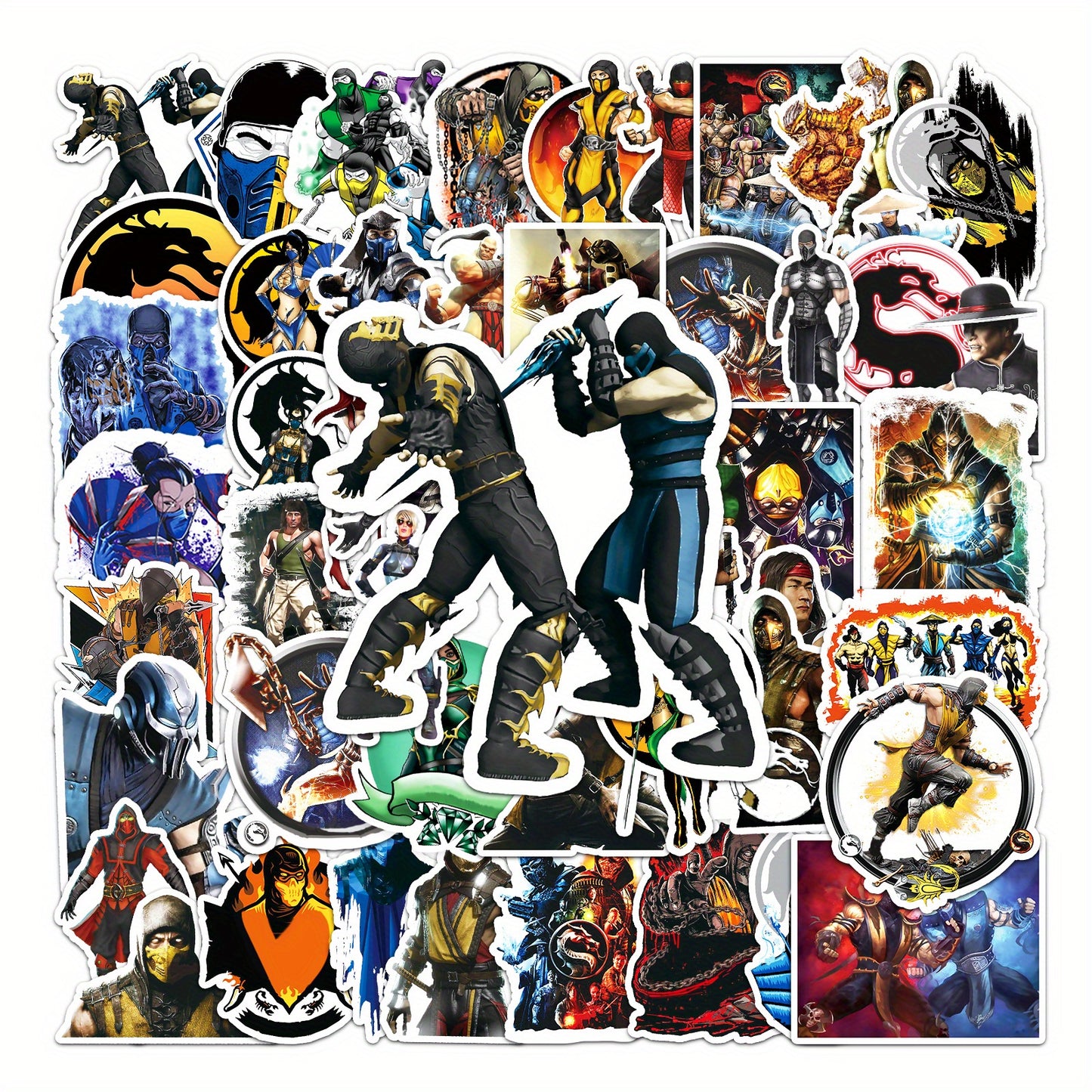 50pcs Mortal Kombat Stickers