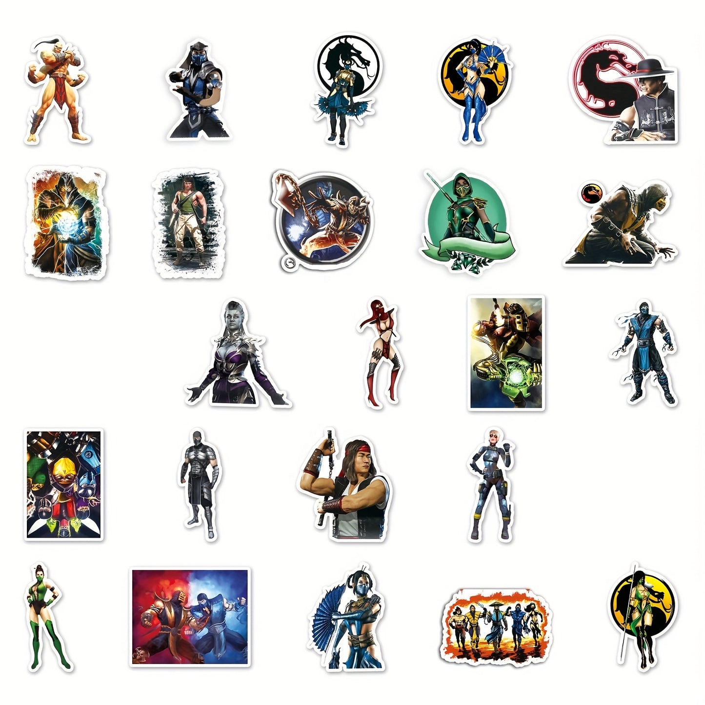 50pcs Mortal Kombat Stickers