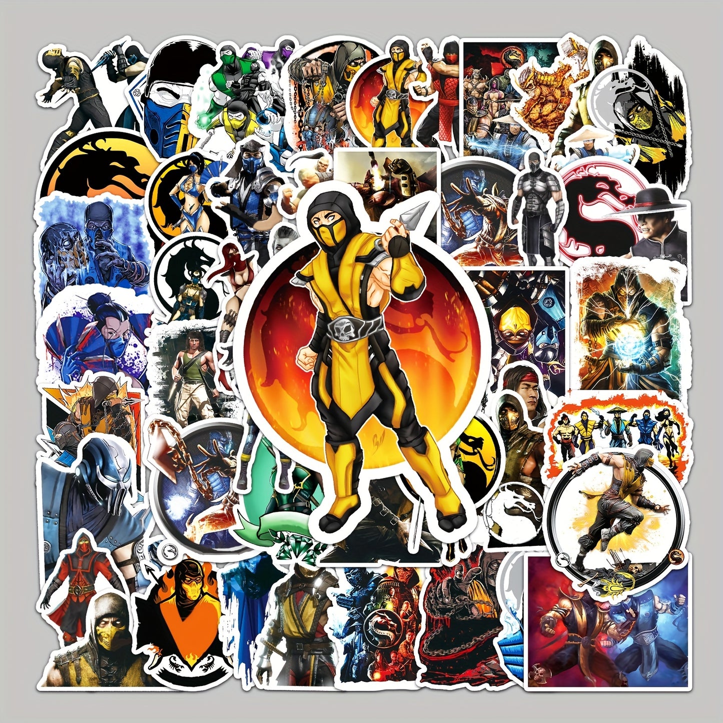 50pcs Mortal Kombat Stickers